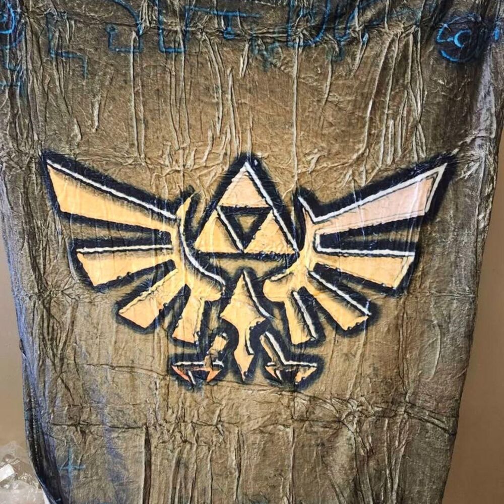 🎭 The Legend of Zelda: Majora's Mask Fleece Blanket (40x50) - New Without Packa